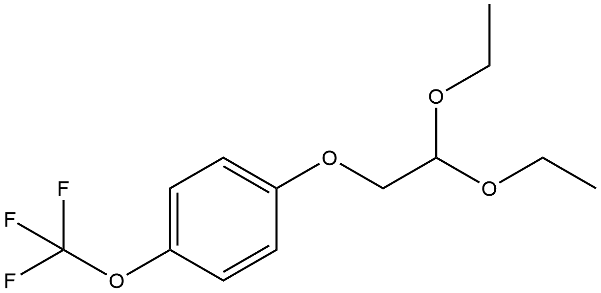 1-(2,2-Diethoxyethoxy)-4-(trifluoromethoxy)benzene 结构式