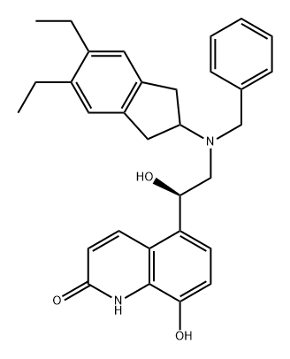 茚达特罗杂质75 结构式