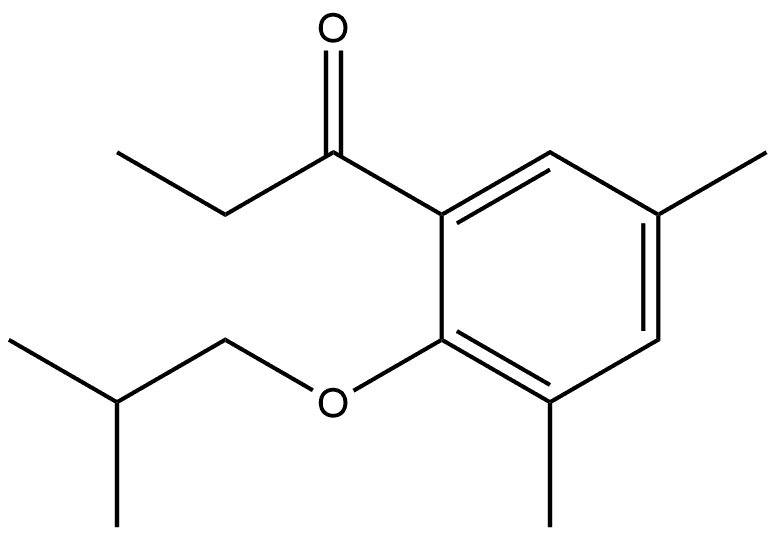 1-[3,5-Dimethyl-2-(2-methylpropoxy)phenyl]-1-propanone,1534615-95-6,结构式