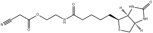 生物素酰氨基乙醇氰基乙酸酯 (CN-BIOTIN), 1535184-53-2, 结构式