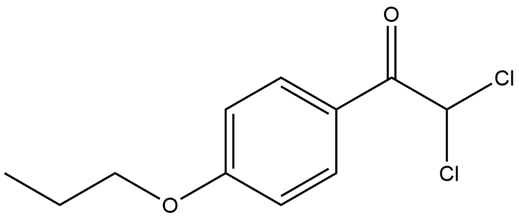 2,2-dichloro-1-(4-propoxyphenyl)ethanone Structure