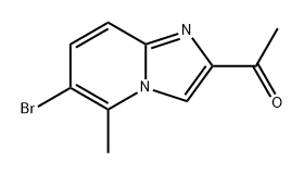 1-{6-bromo-5-methylimidazo[1,2-a]pyridin-2-yl}ethan-1-one 结构式