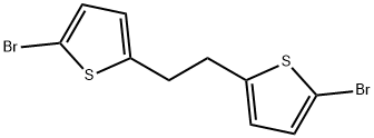 1,2-bis(5-bromothiophen-2-yl)ethane Struktur