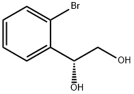 (R) -1-(2-溴苯基)乙烷-1,2-二醇,153630-80-9,结构式