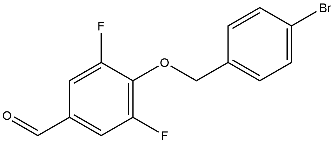 1536832-11-7 4-[(4-Bromophenyl)methoxy]-3,5-difluorobenzaldehyde