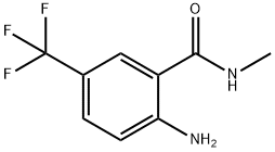 2-氨基-N-甲基-5-(三氟甲基)苯甲酰胺 结构式
