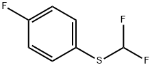 Difluoromethyl 4-fluorophenyl sulphide Structure