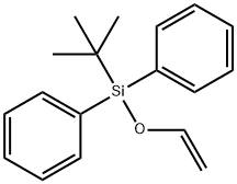 Benzene, 1,1'-[(1,1-dimethylethyl)(ethenyloxy)silylene]bis- Structure