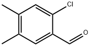 2-氯-4,5-二甲基苯甲醛 结构式