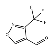 4-Isoxazolecarboxaldehyde, 3-(trifluoromethyl)- Structure