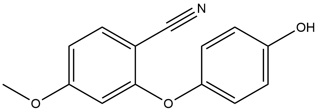 1537748-55-2 2-(4-Hydroxyphenoxy)-4-methoxybenzonitrile