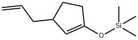 Cyclopentene, 3-(2-propen-1-yl)-1-[(trimethylsilyl)oxy]- Structure