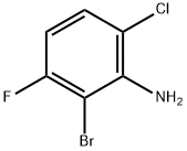 Benzenamine, 2-bromo-6-chloro-3-fluoro- Struktur