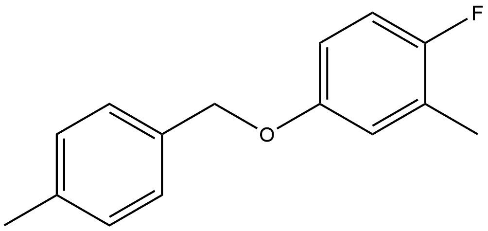 1-Fluoro-2-methyl-4-[(4-methylphenyl)methoxy]benzene,1538096-35-3,结构式