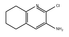 3-Quinolinamine, 2-chloro-5,6,7,8-tetrahydro- Structure