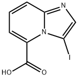 3-iodoimidazo[1,2-a]pyridine-5-carboxylic acid Struktur