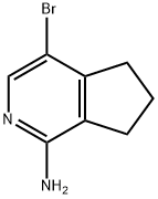 4-溴-6,7-二氢-5H-环戊并[C]吡啶-1-胺,1538721-02-6,结构式