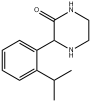 3-[2-(1-Methylethyl)phenyl]-2-piperazinone Struktur