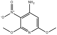 2,6-dimethoxy-3-nitropyridin-4-amine 结构式