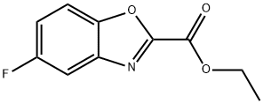 2-Benzoxazolecarboxylic acid, 5-fluoro-, ethyl ester Structure