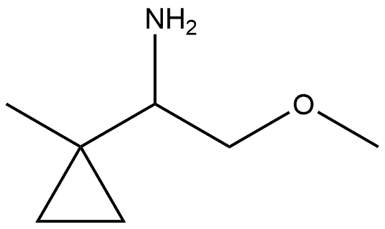 2-METHOXY-1-(1-METHYLCYCLOPROPYL)ETHAN-1-AMINE Struktur