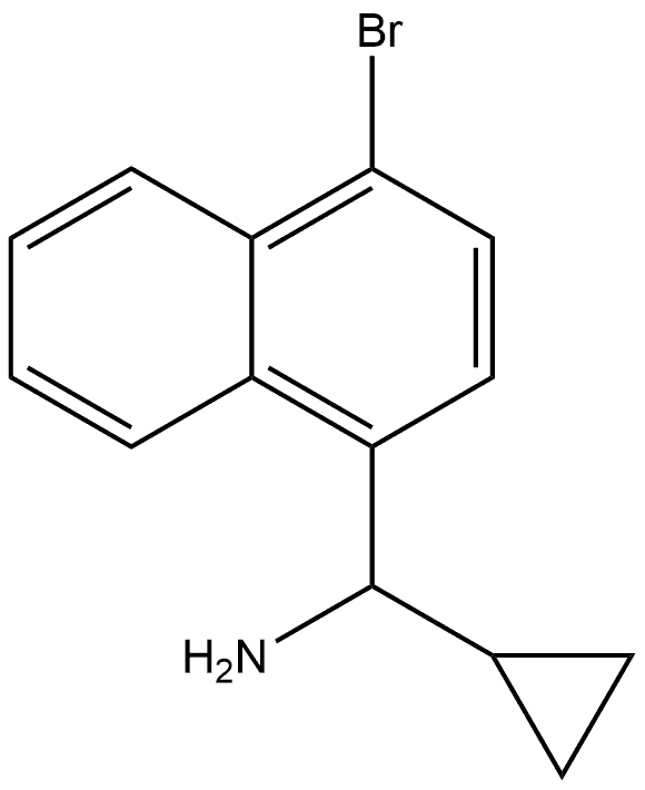 (4-溴萘-1-基)(环丙基)甲胺,1539832-52-4,结构式