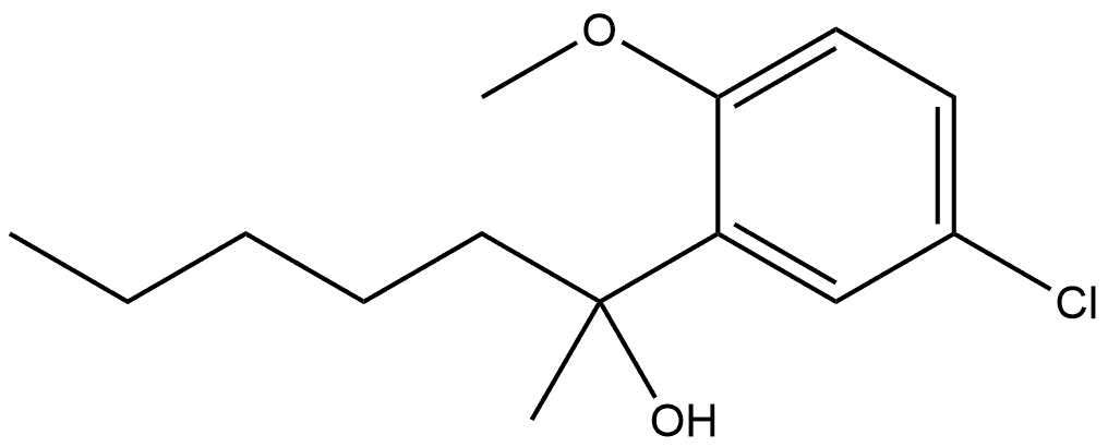 1539852-75-9 5-Chloro-2-methoxy-α-methyl-α-pentylbenzenemethanol