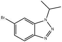 1H-Benzotriazole, 6-bromo-1-(1-methylethyl)-,1539964-60-7,结构式