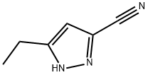 1H-Pyrazole-3-carbonitrile, 5-ethyl- Structure