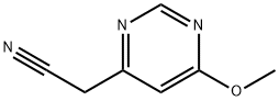 4-Pyrimidineacetonitrile, 6-methoxy- Structure