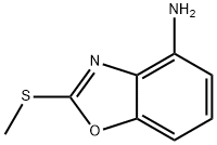 2-(Methylthio)benzo[d]oxazol-4-amine Struktur