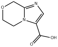 8H-Imidazo[2,1-c][1,4]oxazine-3-carboxylic acid, 5,6-dihydro- 化学構造式