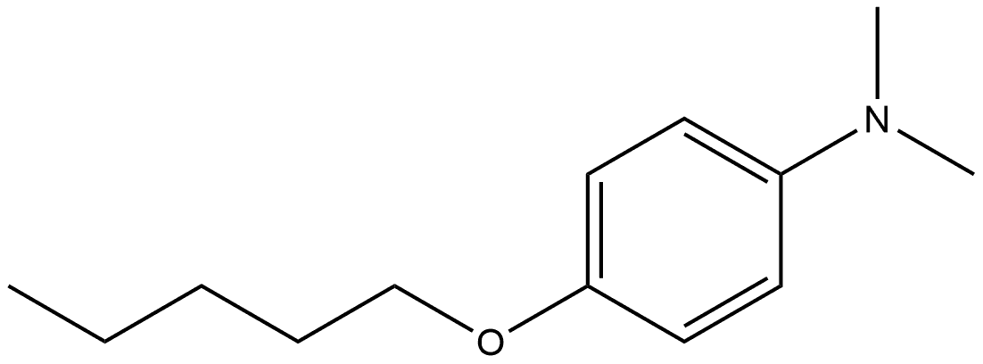 N,N-Dimethyl-4-(pentyloxy)benzenamine,1541089-10-4,结构式