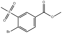 Benzoic acid, 4-bromo-3-(methylsulfonyl)-, methyl ester