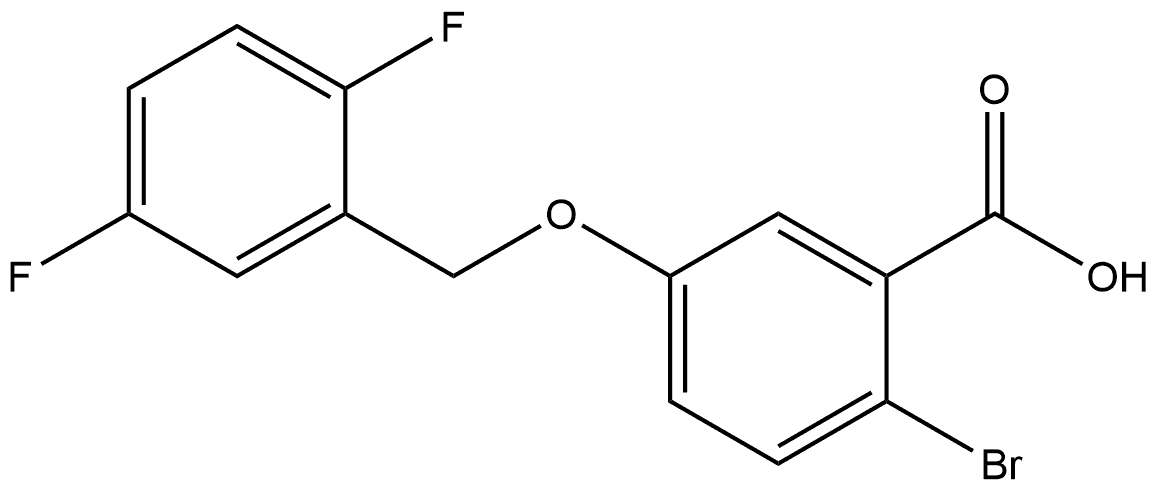 1541295-52-6 2-Bromo-5-[(2,5-difluorophenyl)methoxy]benzoic acid