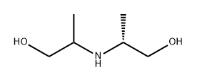 1-Propanol, 2,2'-iminobis-, (2R)- Struktur