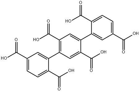 [1,1':4',1''-Terphenyl]-2,2',2'',5,5',5''-hexacarboxylic acid 化学構造式