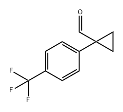 Cyclopropanecarboxaldehyde, 1-[4-(trifluoromethyl)phenyl]-,1542531-93-0,结构式