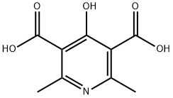 4-Hydroxy-2,6-dimethyl-3,5-pyridinedicarboxylic acid Structure