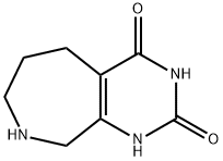 6,7,8,9-Tetrahydro-1H-pyrimido[4,5-c]azepine-2,4(3H,5H)-dione Struktur
