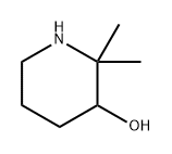 3-Piperidinol, 2,2-dimethyl- Structure