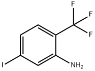 Benzenamine, 5-iodo-2-(trifluoromethyl)- Structure
