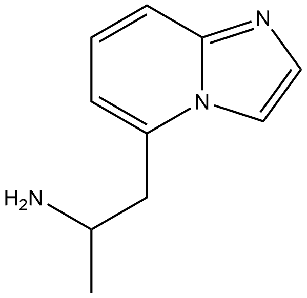 Imidazo[1,2-a]pyridine-5-ethanamine, α-methyl- 结构式