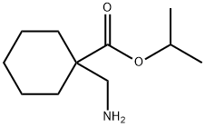 1-Methylethyl 1-(aminomethyl)cyclohexanecarboxylate Struktur