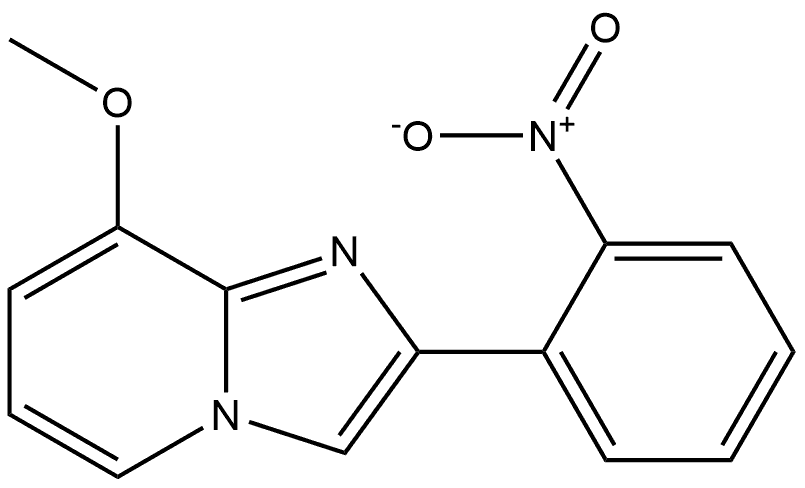 8-Methoxy-2-(2-nitrophenyl)imidazo[1,2-a]pyridine Structure