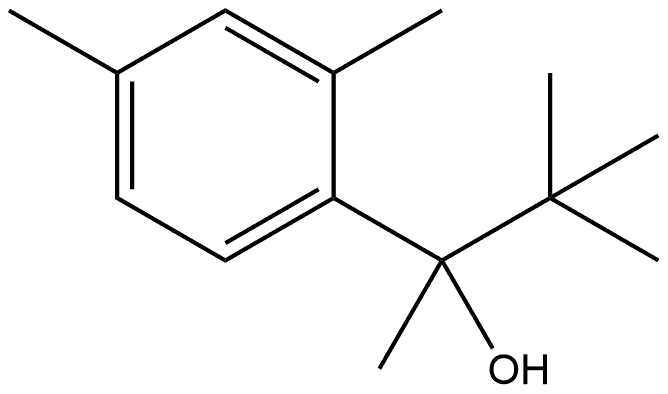 α-(1,1-Dimethylethyl)-α,2,4-trimethylbenzenemethanol 结构式