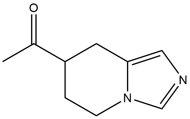 1-(5,6,7,8-Tetrahydroimidazo[1,5-a]pyridin-7-yl)ethanone Structure