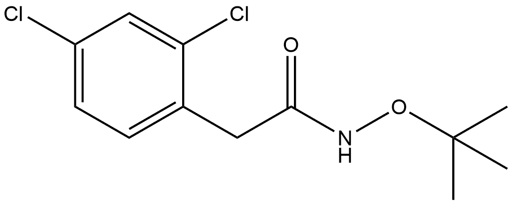 2,4-Dichloro-N-(1,1-dimethylethoxy)benzeneacetamide Structure