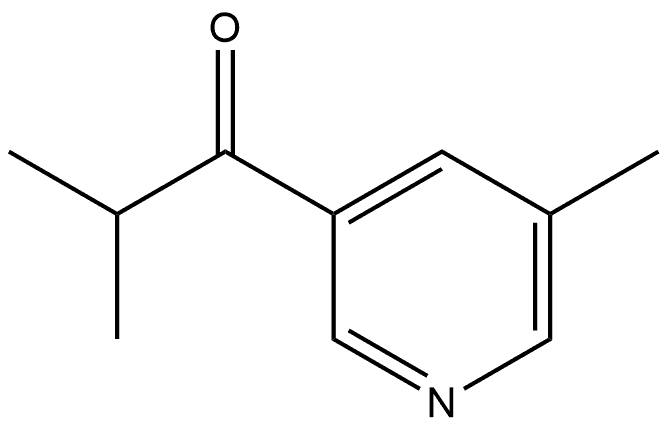 2-Methyl-1-(5-methyl-3-pyridinyl)-1-propanone,1545960-84-6,结构式