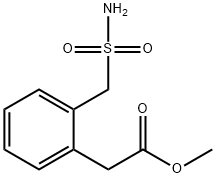 methyl 2-[2-(sulfamoylmethyl)phenyl]acetate Structure